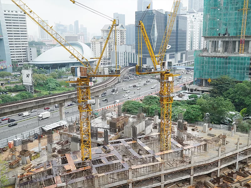 Башенный кран QTD6024-16/18т, экспортный башенный кран