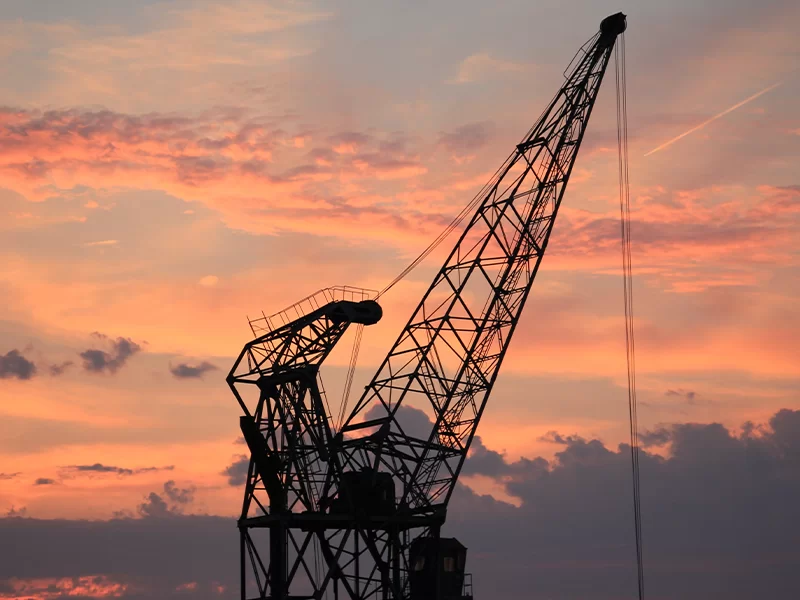 Башенный кран QTD4020-6т, экспортный башенный кран