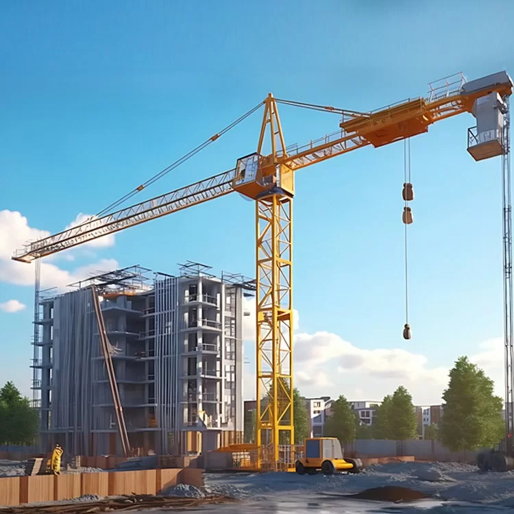 Башенный кран QTZ5023-10т с верхним комплектом